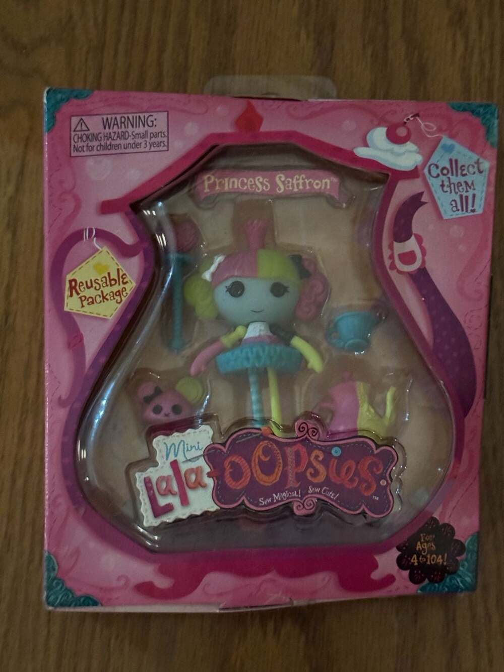MGA ENTERTAINMENT MINI LALALOOPSY LALA-OOPSIES PRINCESS SAFFRON MINI DOLL
